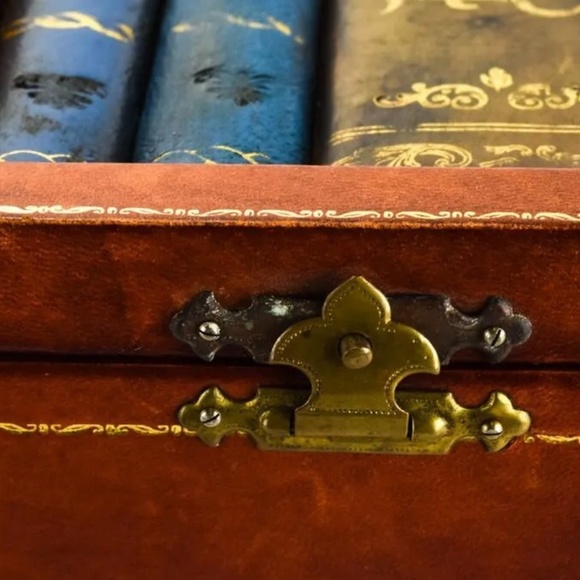 Rare 19C Italian Leather Tantalus Humidor - Picture 4 of 7